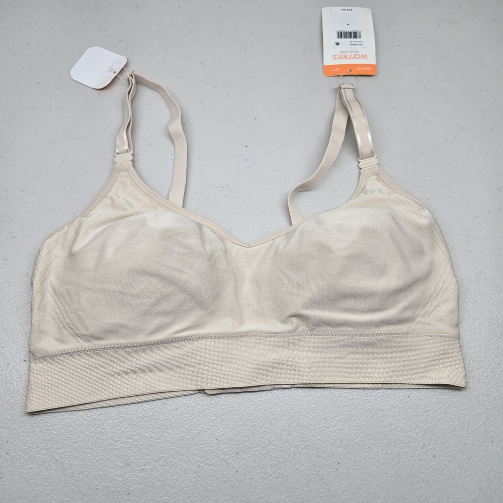 Warner's Nude/Beige Soft Wireless Bralette